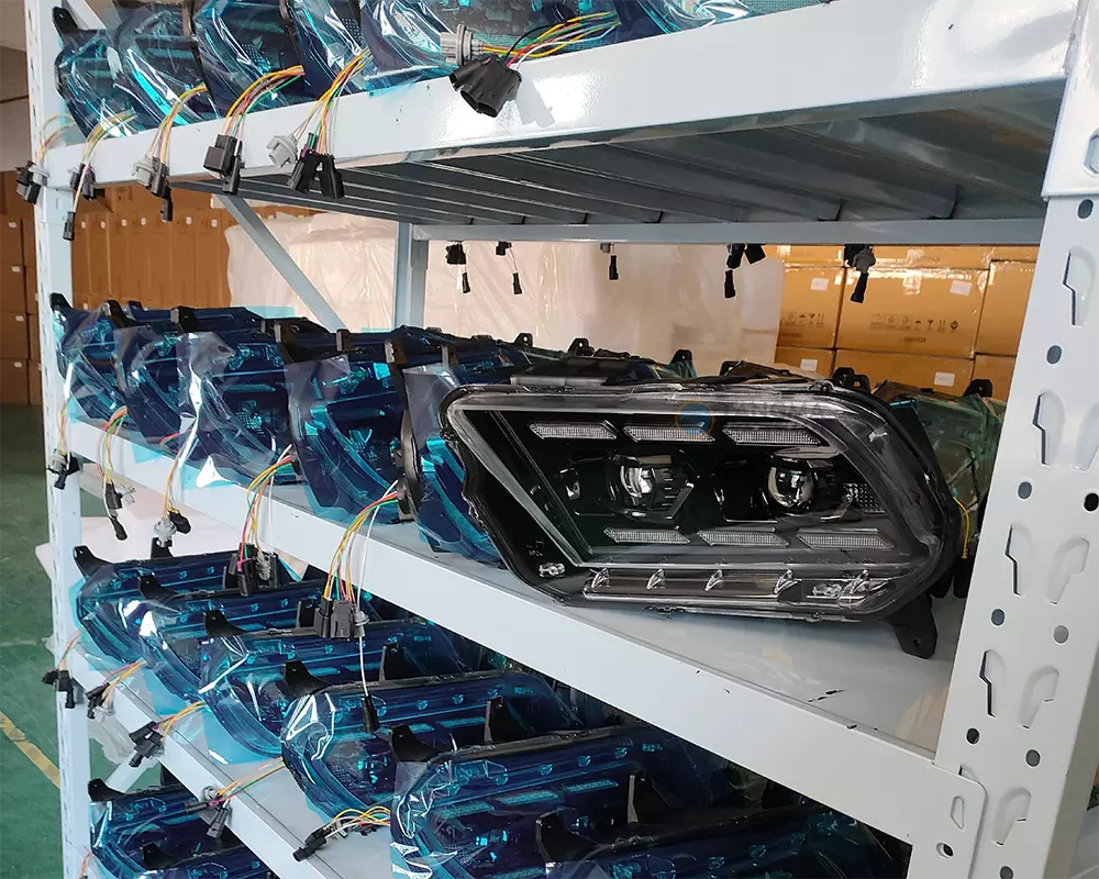 09-14 Mustang LED Headlights DRL Conversion Kit