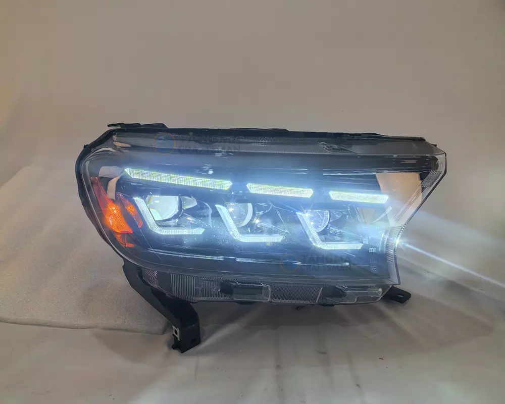 Ford Everest LED Headlights Mustang Style