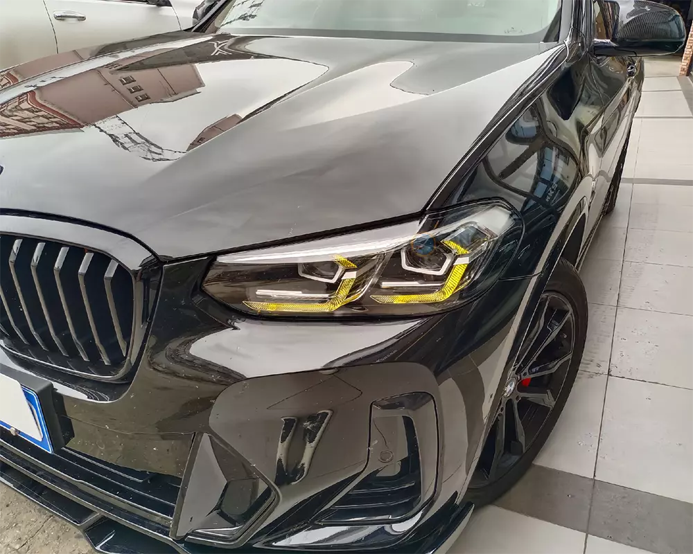 G08 LED Headlight Upgrade Blue Brow 3-in-1 Lens