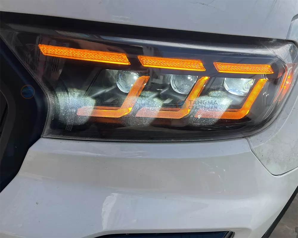 Ford Everest LED Headlights Mustang Style
