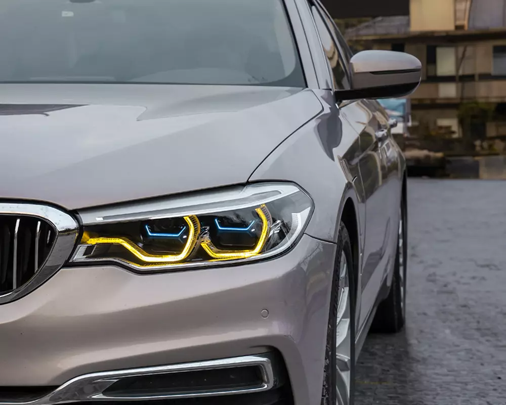 BMW G30 LED Headlight Upgrade Blue Trim DRL 18-20