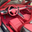 Porsche 911 interior upgrade pomegranate red calf leather full car kit