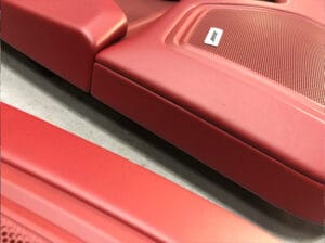 Porsche Pomegranate Red Interior