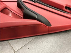 Porsche Pomegranate Red Interior