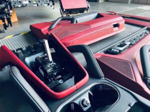 Porsche Pomegranate Red Interior