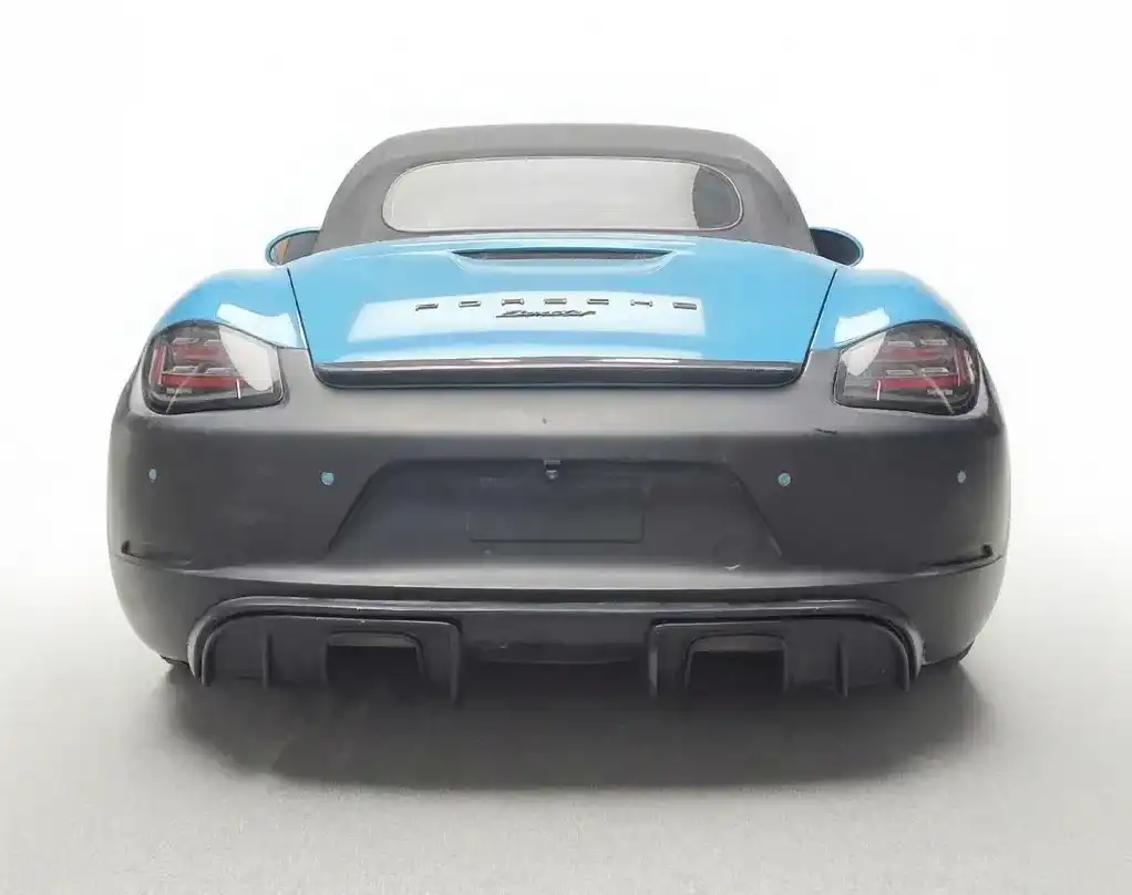 Porsche 987 old model upgrade 718 new model appearance kit, including front bumper assembly, rear spoiler, tailpipe, side air vents, perfect fit for 987 series models