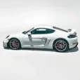 Porsche 987 old model upgrade 718 new model appearance kit, including front bumper assembly, rear spoiler, tailpipe, side air vents, perfect fit for 987 series models