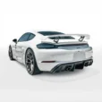 Porsche 987 old model upgrade 718 new model appearance kit, including front bumper assembly, rear spoiler, tailpipe, side air vents, perfect fit for 987 series models