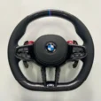 BMW Carbon Fiber Steering Wheel with Premium Leather Multifunctional