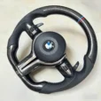 BMW Carbon Fiber Steering Wheel with Premium Leather Multifunctional