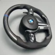 BMW Carbon Fiber Steering Wheel with Premium Leather Multifunctional