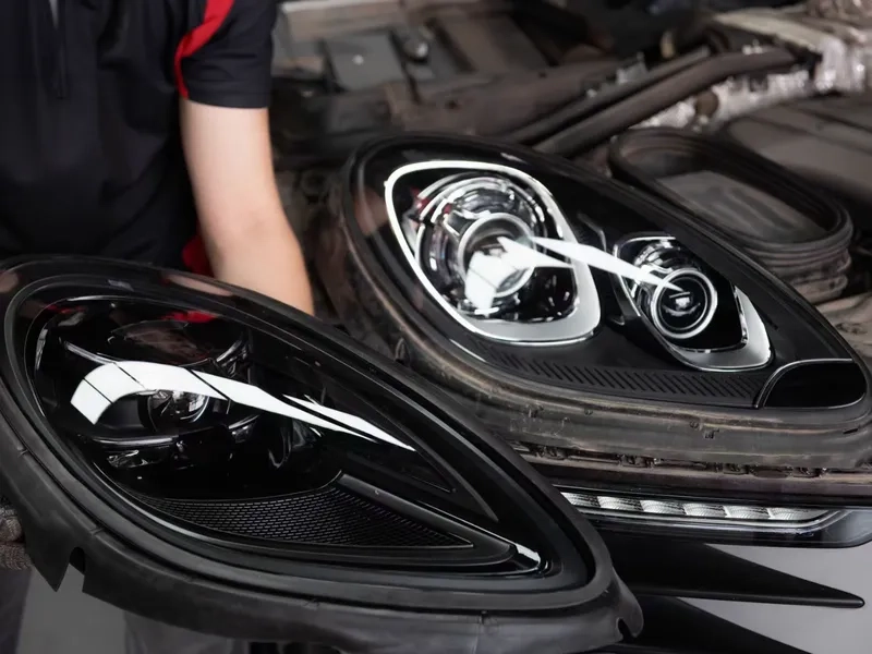 2014+ Macan LED Headlights Matrix DRL Assembly