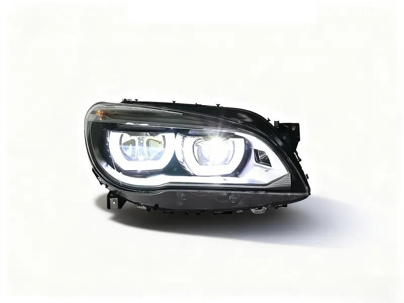 09+ BMW 7 Series LED Headlights F02 Upgrade DRL