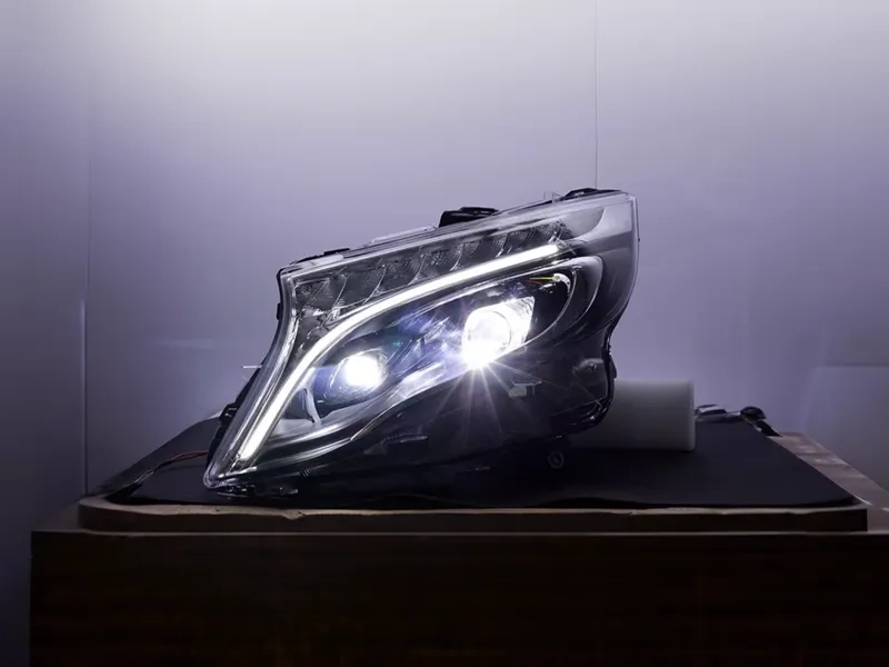 2016+ Mercedes Vito V-Class LED Headlight Assembly DRL