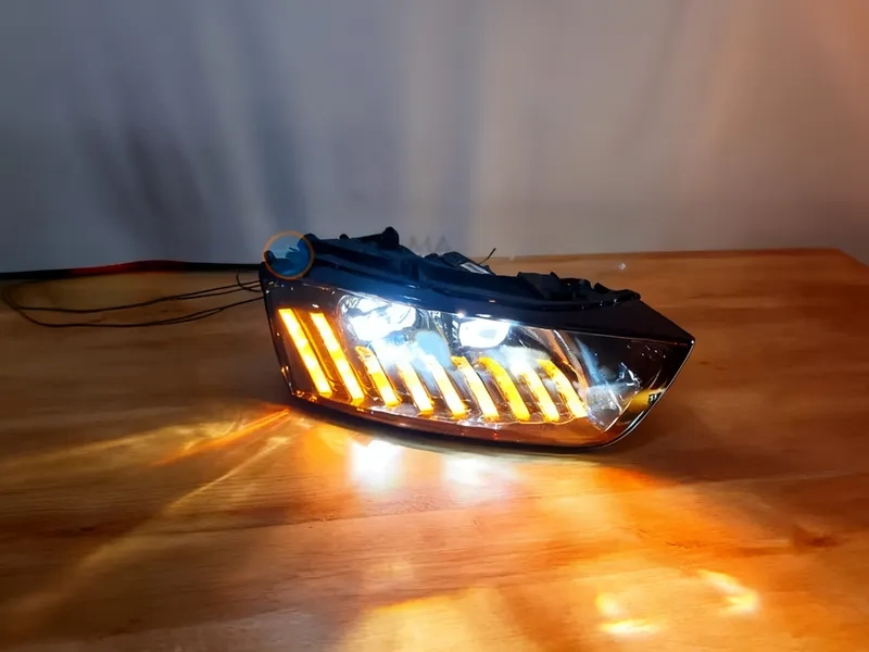 2013+ Audi Q3 LED Headlights Sequential Signal