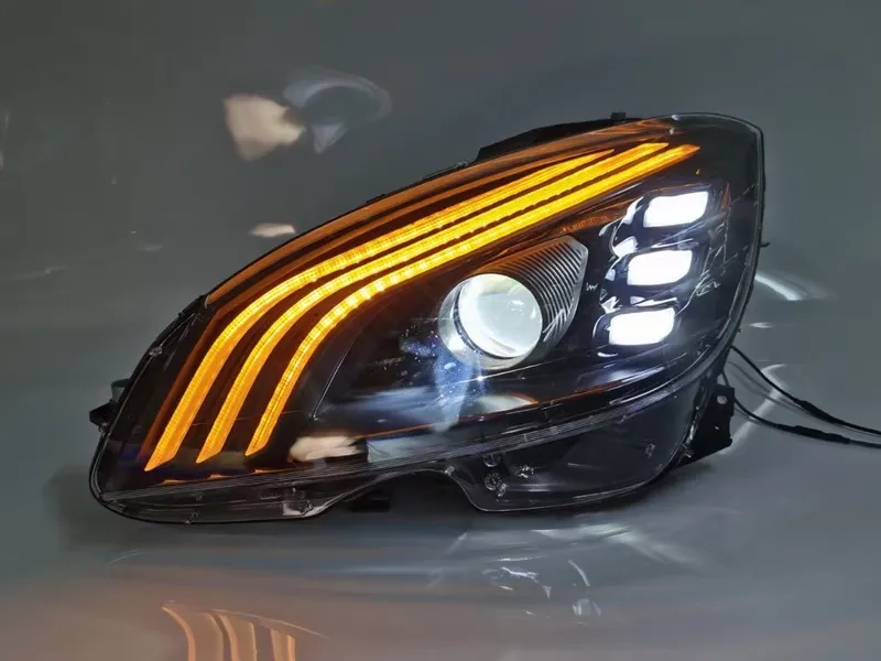 11+ Mercedes W204 Headlights Maybach Style LED