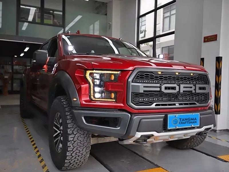 15+ Ford Raptor F150 LED Projector Headlights DRL