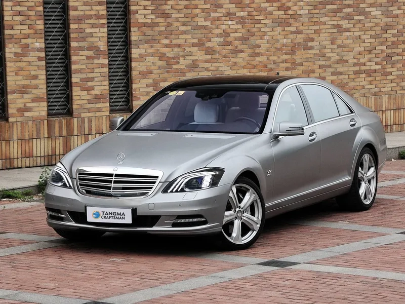 06+ Mercedes S-Class LED Headlights W221 3-Bar DRL