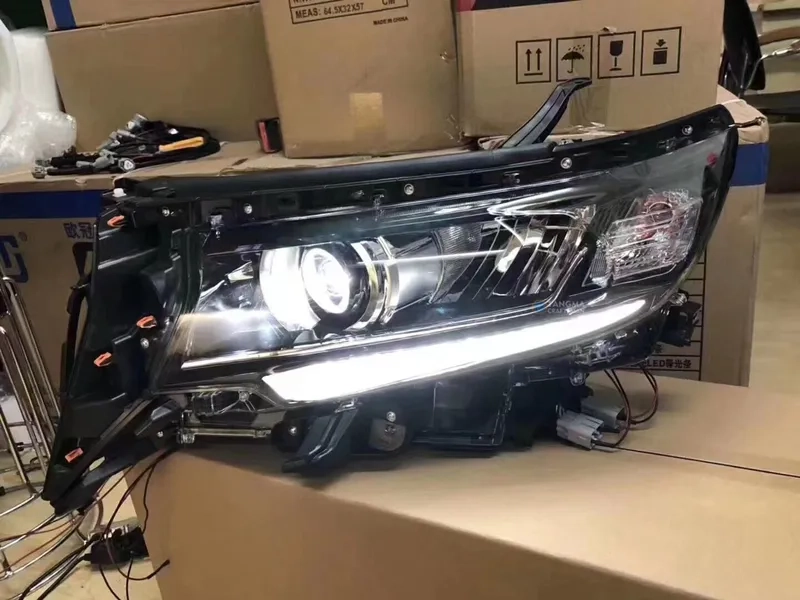 2018 Toyota Prado LED Headlights Projector DRL