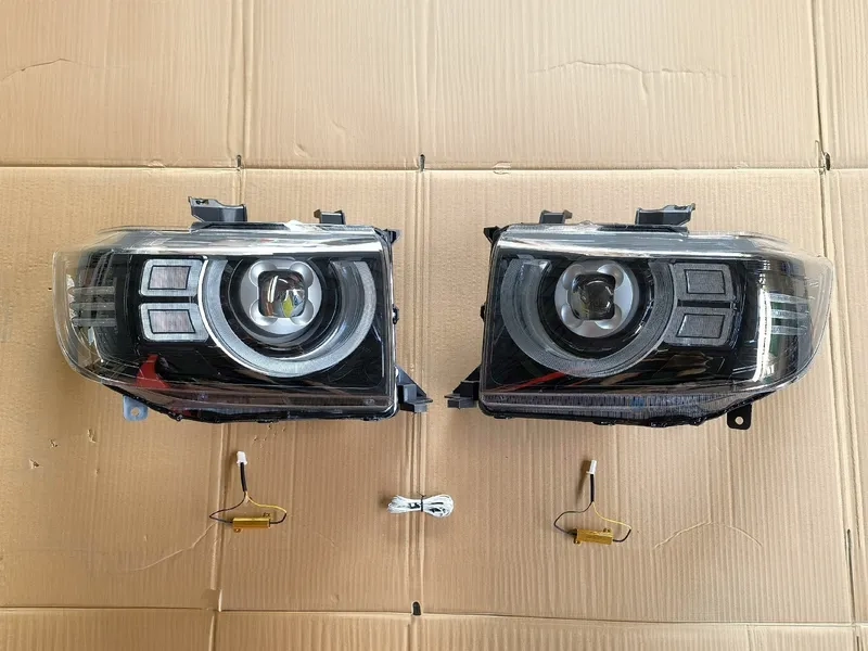 06+ Land Cruiser LC76 LED Headlights Upgrade Lens
