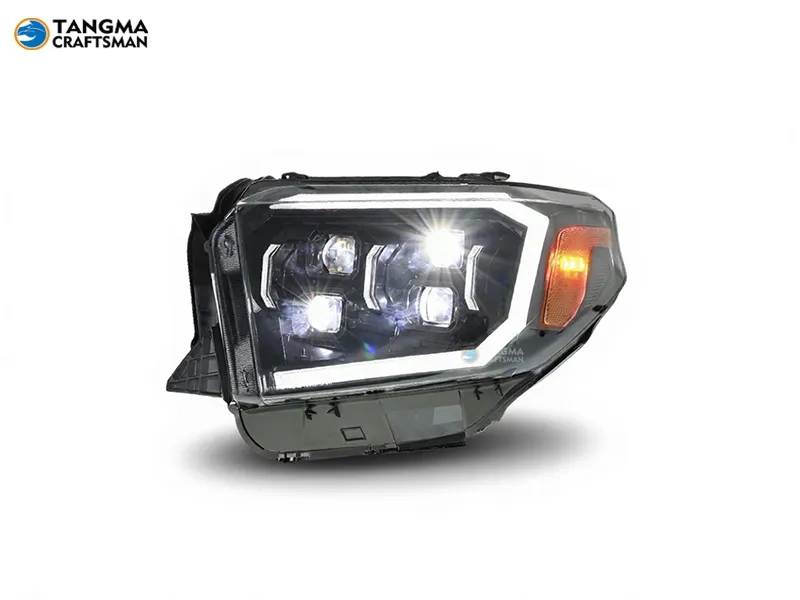 2014+ Toyota Tundra Headlight Assembly LED DRL Lens