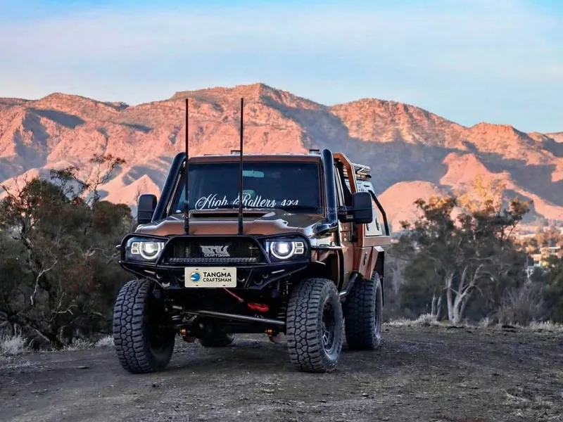 06+ Land Cruiser LC76 LED Headlights Upgrade Lens