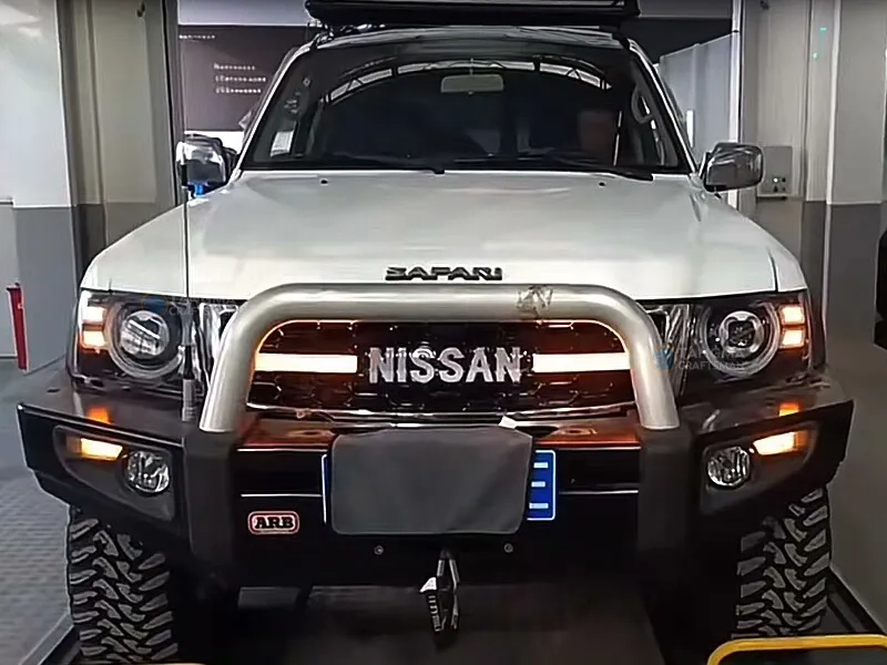 05+ Nissan Patrol Y61 Laser LED Headlight DRL Turn