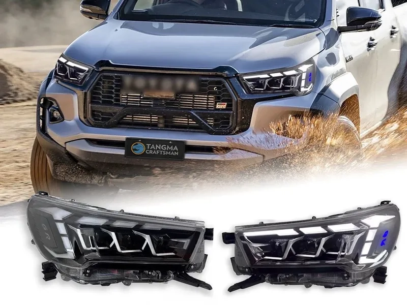 2021+ Toyota Hilux Headlight Assembly LED Triple-Lens