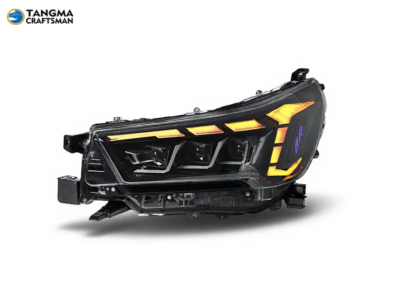 2021+ Toyota Hilux 3-LED Headlights Sequential DRL