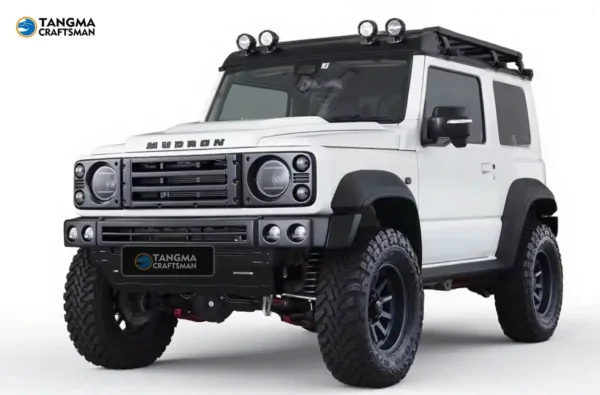 Suzuki Jimny G63 style conversion kit parts laid out before installation