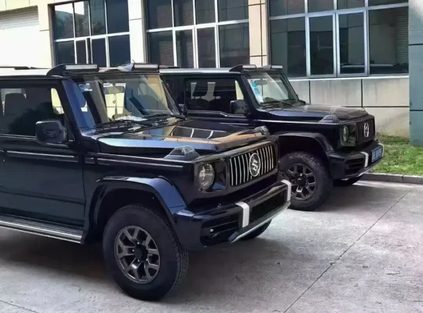 Suzuki Jimny G63 style conversion kit parts laid out before installation