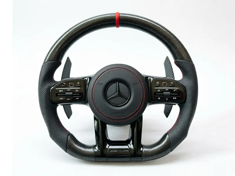 Mercedes-Benz 809 Carbon Fiber Steering Wheel Trim – Full Function Upgrade main product image reserved placeholder 600x480