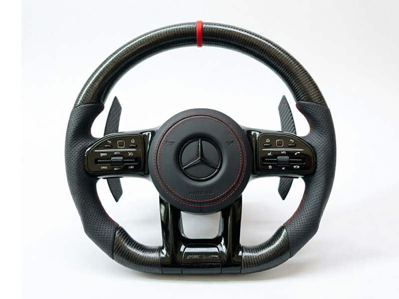 Mercedes-Benz 809 Carbon Fiber Steering Wheel Trim – Full Function Upgrade main product image reserved placeholder 600x480
