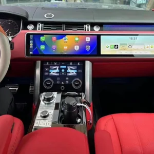 2013–2017 Range Rover & Range Rover Sport 15.9-Inch Dual-Screen Android Navigation and Climate Control Upgrade