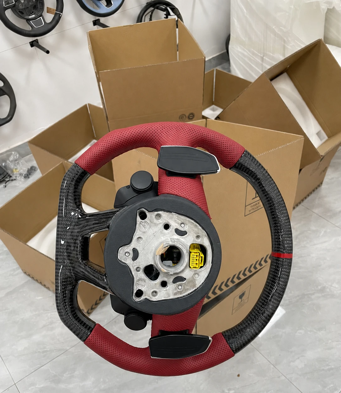 Audi RS Carbon Fiber Sports Steering Wheel