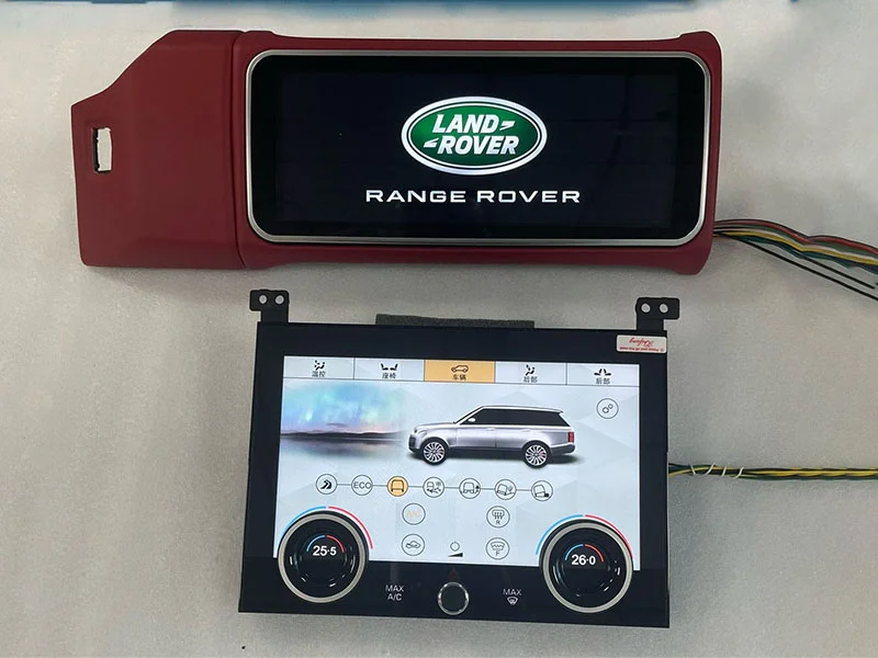Land Rover screen upgrade Range Rover Vogue, Sport & Evoque Upper/Lower Touchscreens with CarPlay & 360° Camera