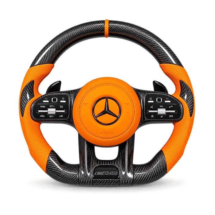 Mercedes AMG carbon fiber steering wheel