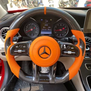 Mercedes AMG carbon fiber steering wheel