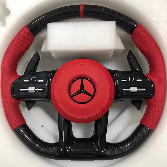 Mercedes AMG carbon fiber steering wheel