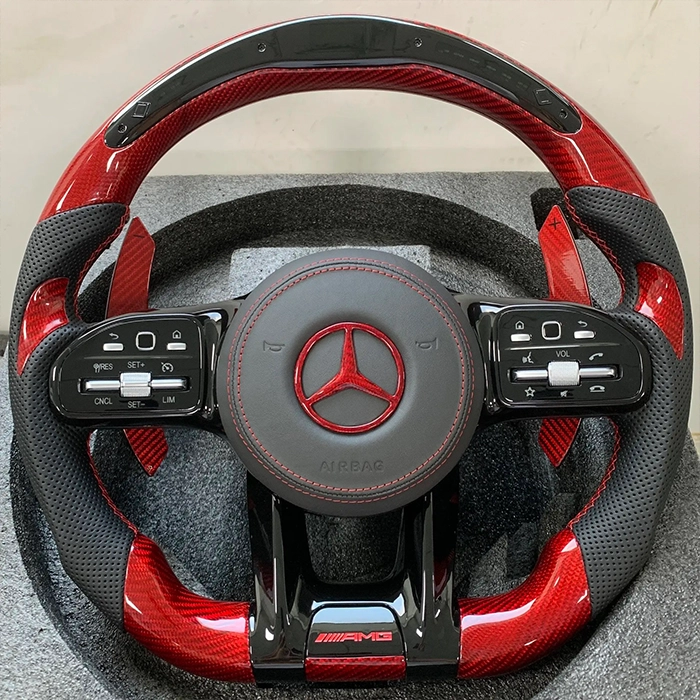 Mercedes AMG carbon fiber steering wheel