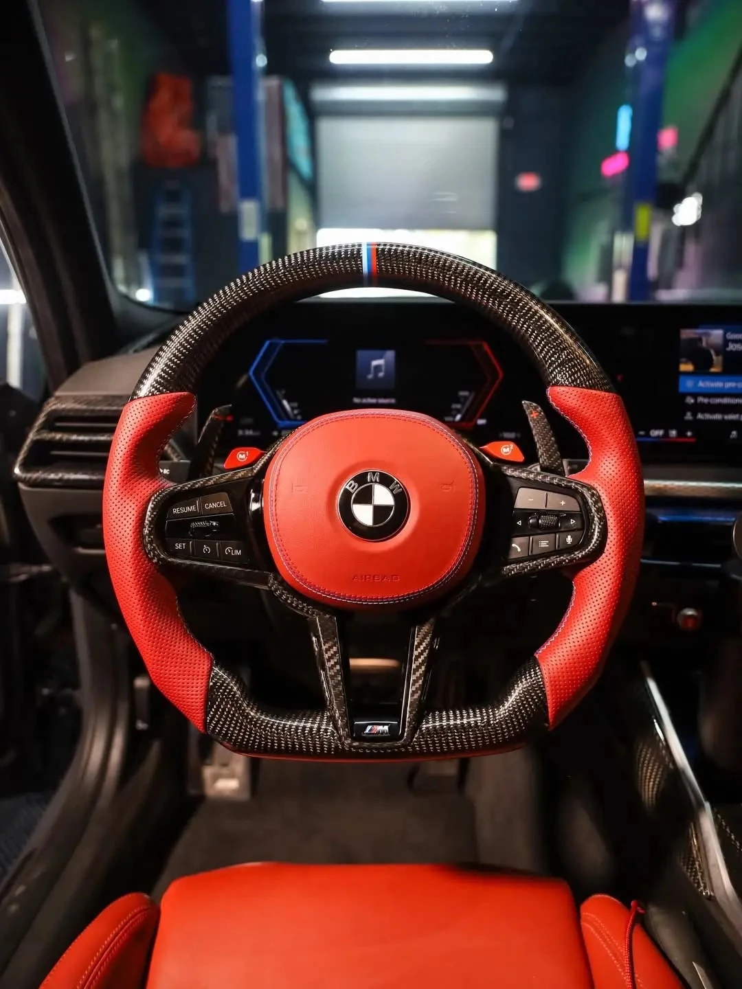 BMW Carbon Fiber Steering Wheel,