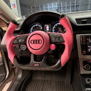 Audi carbon fiber steering wheel