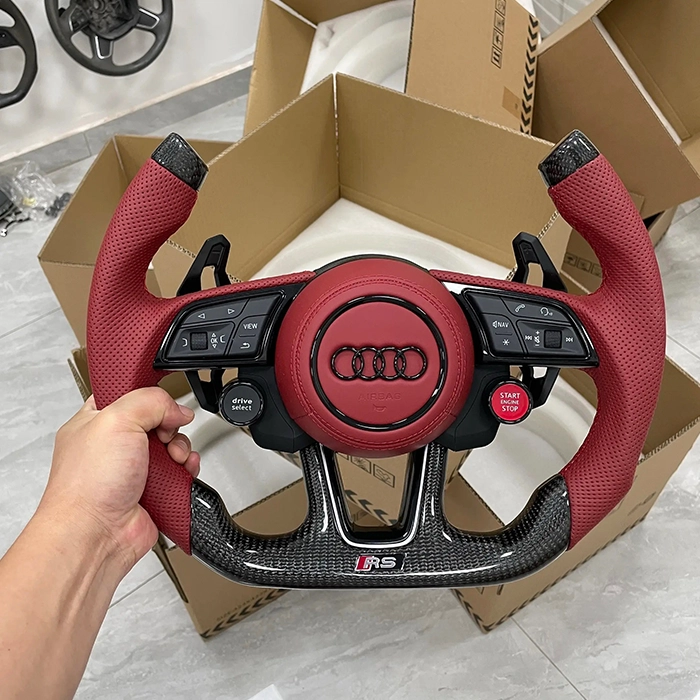 Audi carbon fiber steering wheel