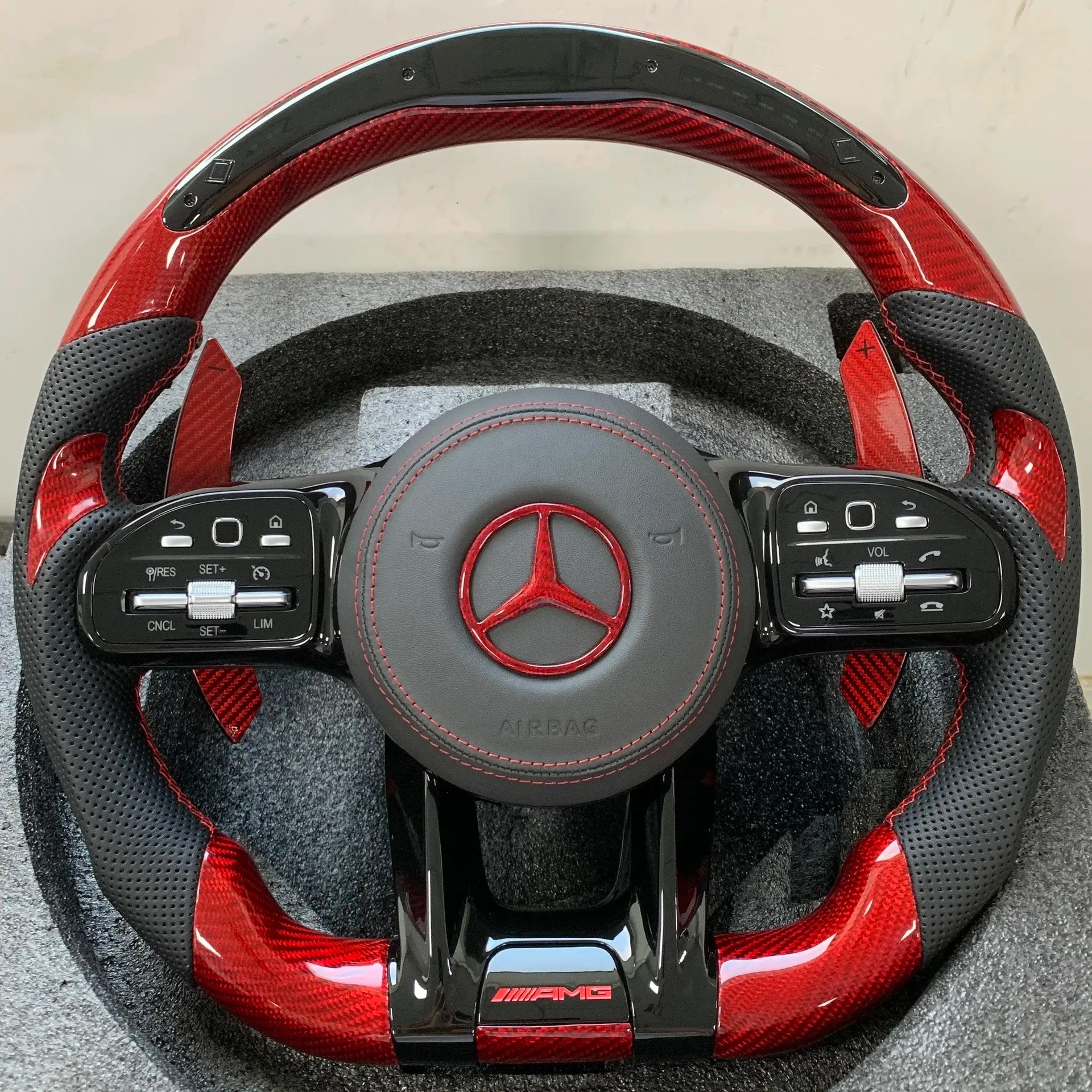 Mercedes AMG carbon fiber steering wheel