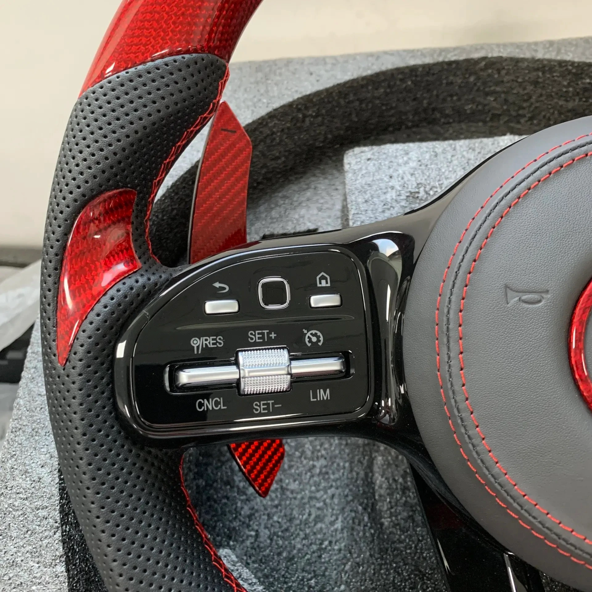 Mercedes AMG carbon fiber steering wheel