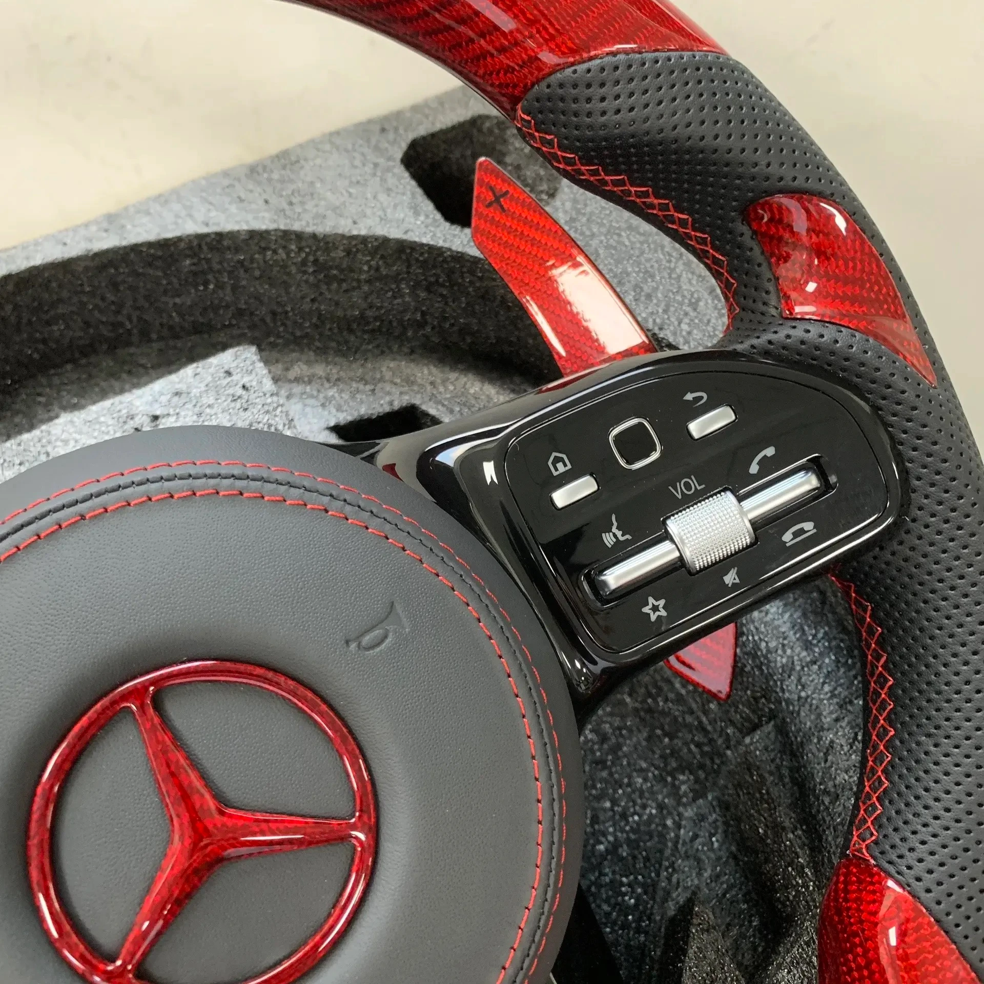 Mercedes AMG carbon fiber steering wheel